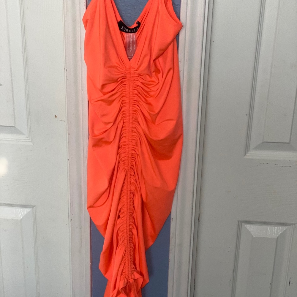 SORELLA BOUTIQUE RUSCHED DRESS